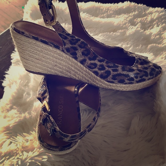 Franco Sarto Shoes - Franco Sarto Leopard Print Espadrilles. Sz 8 1/2.